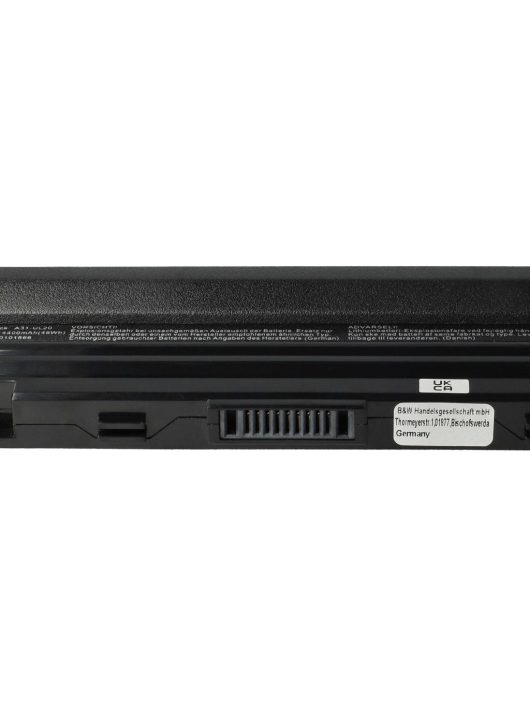 Notebook akkumulátor  Asus 07GO16EE1875M-00A20-949-114F - 4400 mAh 11,1 V Li-Ion, fekete