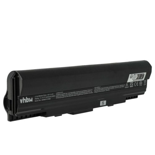VHBW Notebook Battery Asus 07GO16EE1875M-00A20-949-114F - 4400 mAh 11.1 V Li-Ion, black