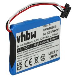 VHBW GPS Akku 07917TSIP - 720 mAh 3,7 V Li-Ion
