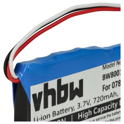 VHBW GPS Akku 07917TSIP - 720 mAh 3,7 V Li-Ion