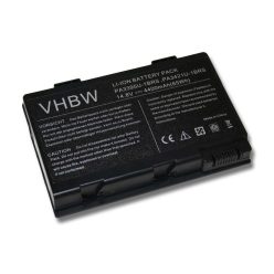   Notebook akkumulátor  Toshiba PA3395U-1BRS, PA3421U-1BRS - 4400 mAh 14,8 V Li-Ion, fekete