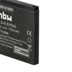   Mobiltelefon akkumulátor Sony-Ericsson EP500-hoz - 700 mAh 3,7 V Li-Ion - Okostelefon akkumulátor