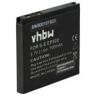VHBW Mobile Phone Battery for Sony-Ericsson EP500 - 700 mAh 3.7 V Li-Ion - Smartphone Battery