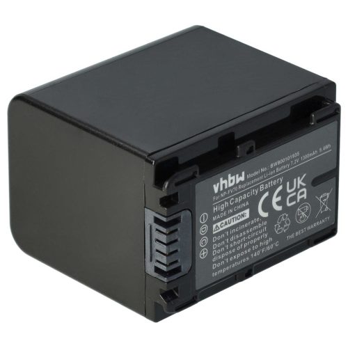 Videokamera Akku Sony NP-FV40, NP-FV50, NP-FV100, NP-FV60, NP-FV30 - 1300 mAh 7,2 V Li-Ion