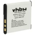 VHBW Sony NP-BN1 battery - 600 mAh, 3.6 V, Li-Ion