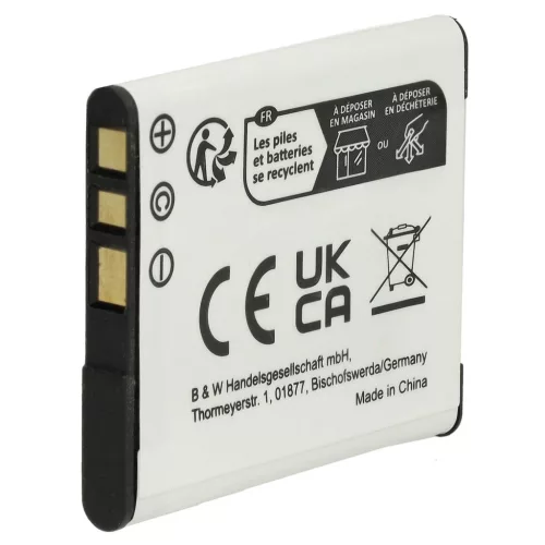 VHBW Sony NP-BN1 battery - 600 mAh, 3.6 V, Li-Ion