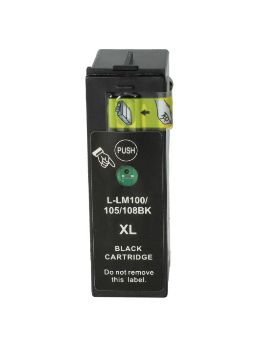 Lexmark 100XL, 100XLA, 100 XL Tintapatron - Fekete 19 ml