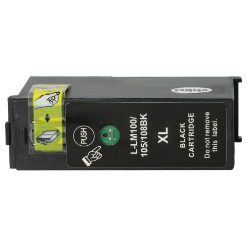 VHBW Lexmark 100XL, 100XLA, 100 XL Tintenpatrone - Schwarz 19 ml