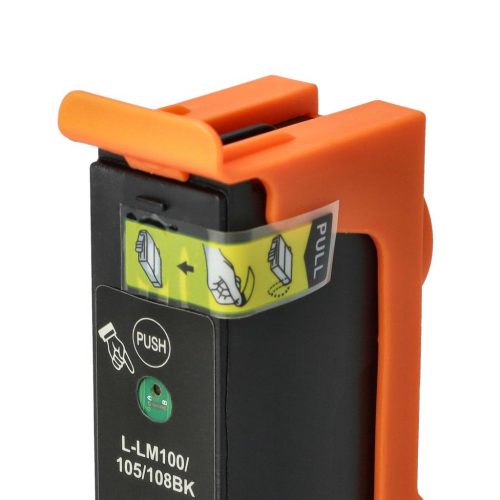 VHBW Lexmark 100XL, 100XLA, 100 XL Tintenpatrone - Schwarz 19 ml