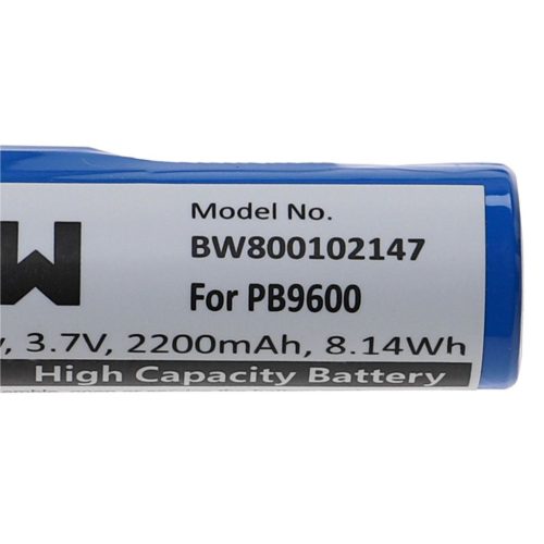 VHBW Philips PB9600 Távirányító Elem – 2200 mAh, 3,7 V Li-Ion