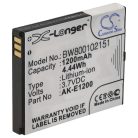 VHBW Senior mobile phone battery Emporia AK-E1200, BAT-E1200, AK-E1000 - 1200 mAh 3.7 V Li-Ion - Smartphone battery