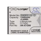 VHBW Senior mobile phone battery Emporia AK-E1200, BAT-E1200, AK-E1000 - 1200 mAh 3.7 V Li-Ion - Smartphone battery