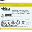 VHBW Radio Akku FT553444P-2S - 800 mAh 3,7 V Li-Ion