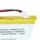 VHBW Radio Akku FT553444P-2S - 800 mAh 3,7 V Li-Ion