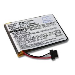 VHBW GPS Battery UH0600905 - 750 mAh 3.7 V Li-polymer