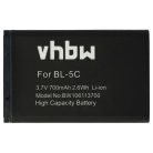 VHBW CAT 1ICP5/3450 1S1P mobile phone battery - 700 mAh 3.7 V Li-Ion - Smartphone battery