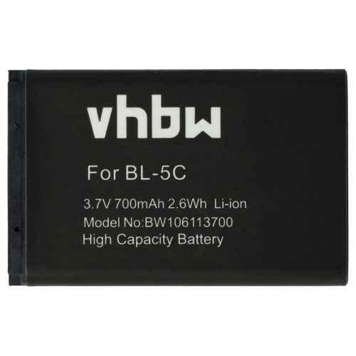 VHBW CAT 1ICP5/3450 1S1P mobile phone battery - 700 mAh 3.7 V Li-Ion - Smartphone battery