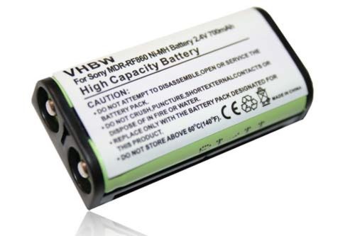 Vezeték nélküli fejhallgató akku Sony BP-HP550-11, MDR-RF811RK, MDR-RF855RK készülékekhez - 700 mAh 2,4 V NiMH