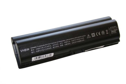 Notebook akkumulátor  HP 411462-261, 411462-421, 411462-141 - 6600 mAh 10,8 V Li-Ion, fekete