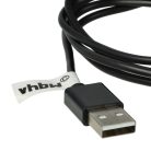 VHBW USB-Ladekabel Samsung ECC1DPU für Samsung Tablet - 9,7 cm