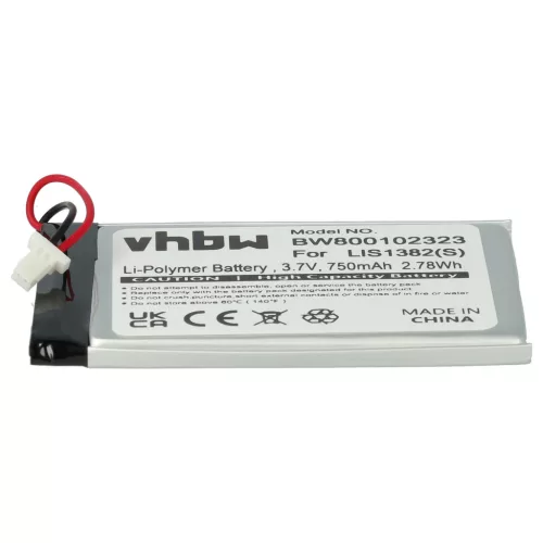 VHBW E-Book Reader Akku LIS1382(S), 1-756-769-31, 9924A60515, 9702A50844 - 750 mAh 3,7 V Li-Polymer