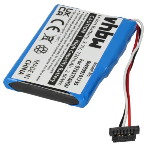 VHBW GPS Akku Mitac 338937010159 - 720 mAh 3,7 V Li-Ion