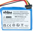 VHBW GPS Battery 4CQ02, AHL03711018, VF1C - 1000 mAh 3.7 V Li-Ion
