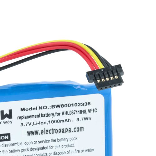 VHBW GPS Battery 4CQ02, AHL03711018, VF1C - 1000 mAh 3.7 V Li-Ion