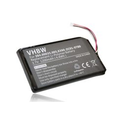   VHBW GPS Battery Navigon 384.00035.005, 8390-ZC01-0780 - 1200 mAh 3.7 V Li-polymer