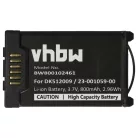 VHBW Vezetékes telefon akku Aastra A600ST1, 23-001080-00, 23-001059-00 - 800 mAh 3,7 V Li-Ion
