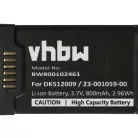 VHBW Vezetékes telefon akku Aastra A600ST1, 23-001080-00, 23-001059-00 - 800 mAh 3,7 V Li-Ion