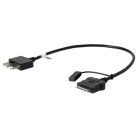 VHBW AUX Audio Adapter Cable 9999Z-01160, 96125-1H500 - 11.2 cm, USB