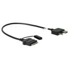 VHBW AUX Audio Adapter Cable 9999Z-01160, 96125-1H500 - 11.2 cm, USB