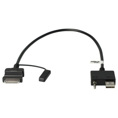 VHBW AUX Audio Adapter Cable 9999Z-01160, 96125-1H500 - 11.2 cm, USB