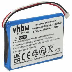 VHBW GPS Akku Garmin 361-00035-01 - 930 mAh 3,7 V Li-Ion