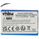 VHBW GPS Akku Garmin 361-00035-01 - 930 mAh 3,7 V Li-Ion