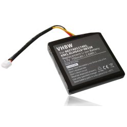   VHBW GPS Battery XLHS416*08338, KM1, 6027A0117401 - 700 mAh 3.7 V Li-Ion