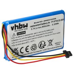   VHBW GPS Akku S4IP016702174, P11P16-22-S01 - 900 mAh 3,7 V Li-Ion