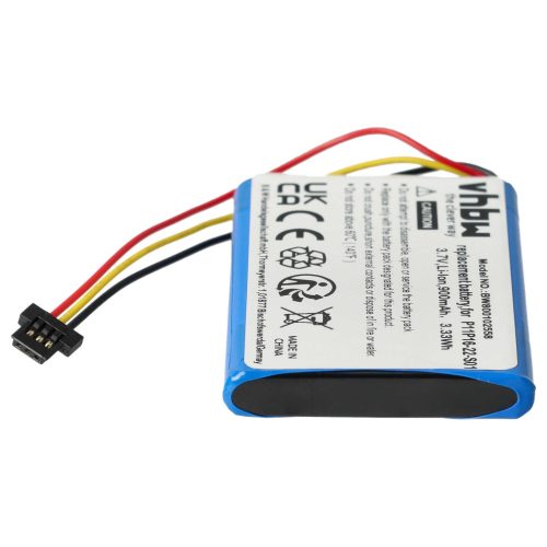 VHBW GPS Akku S4IP016702174, P11P16-22-S01 - 900 mAh 3,7 V Li-Ion