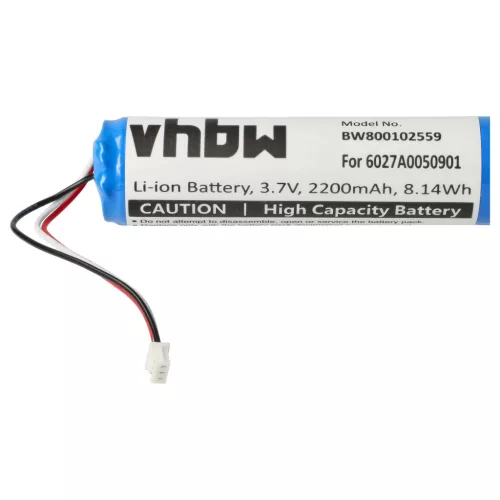 VHBW GPS Akku MALAGA, 6027A0131301, 6027A0050901, L5 - 2200 mAh 3,7 V Li-Ion