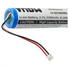 VHBW GPS Akku MALAGA, 6027A0131301, 6027A0050901, L5 - 2200 mAh 3,7 V Li-Ion