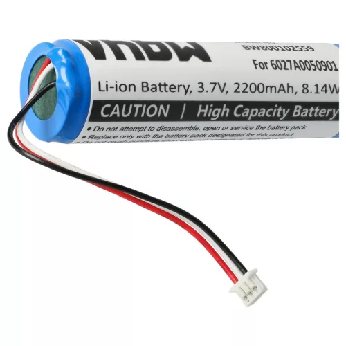 VHBW GPS Akku MALAGA, 6027A0131301, 6027A0050901, L5 - 2200 mAh 3,7 V Li-Ion