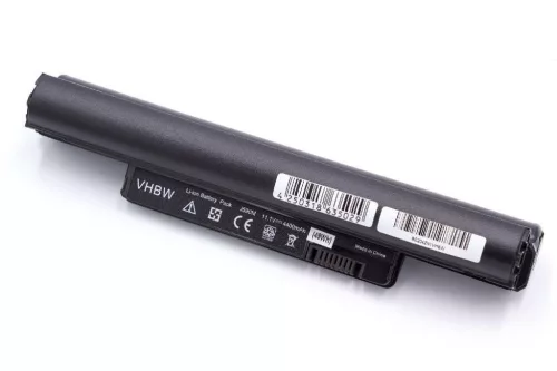 VHBW Notebook Battery Dell 312-0867, 312-0935, 312-0931, F144M - 4400 mAh 11.1 V Li-Ion, black