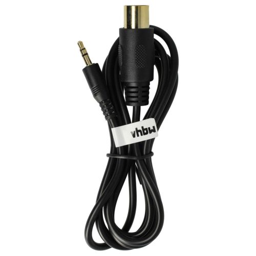 VHBW AUX Audio Adapter Cable - 15.5 cm for Kenwood CA-C1AX