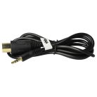 VHBW AUX Audio Adapter Cable - 15.5 cm for Kenwood CA-C1AX