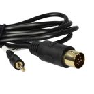 VHBW AUX Audio Adapter Cable - 15.5 cm for Kenwood CA-C1AX