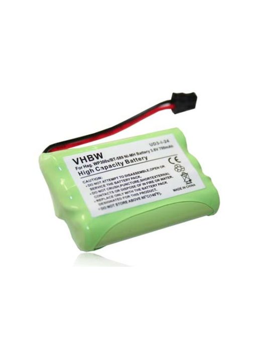 Vezetékes telefon akku Hagenuk BT-589-hez - 700 mAh 3,6 V NiMH