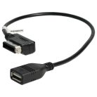 VHBW Car Audio Cable - USB Adapter, 16 cm