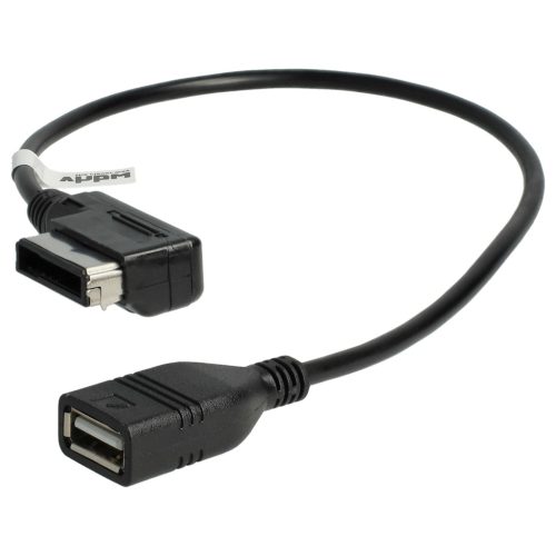 VHBW Car Audio Cable - USB Adapter, 16 cm