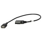 VHBW Car Audio Cable - USB Adapter, 16 cm